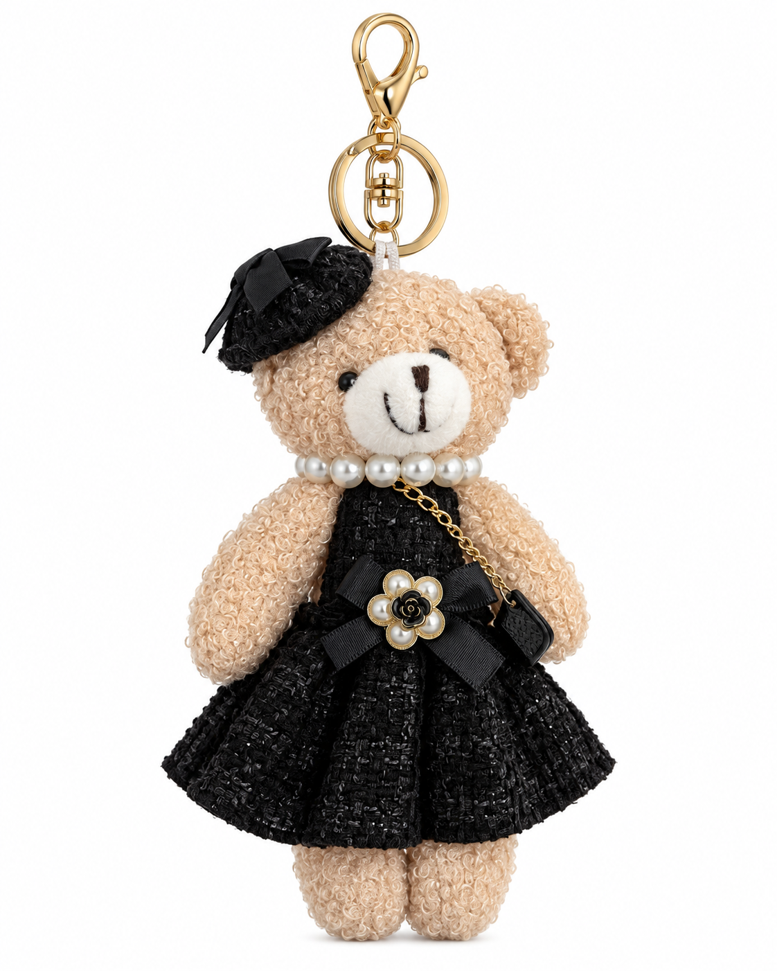 Bijou – Teddy Bag Charms – colore Nero | Atelier Madreperla