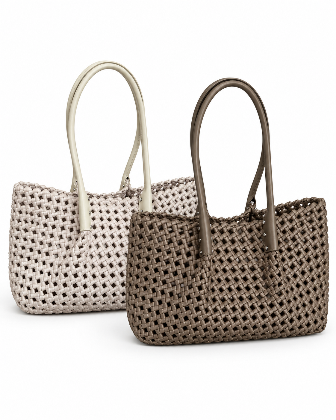 Camilla – Woven Leather Tote | Atelier Madreperla
