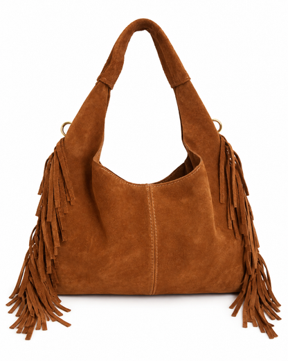Celia – Suede Handbag | Atelier Madreperla