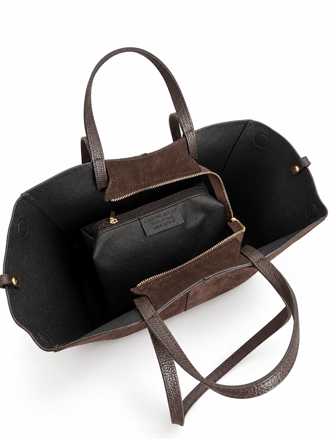 Daphne – Borsa Tote in Camoscio | Atelier Madreperla
