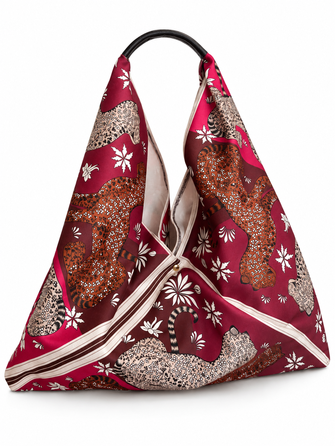 Ravello — Maxi borsa a spalla – colore Burgundy | Atelier Madreperla