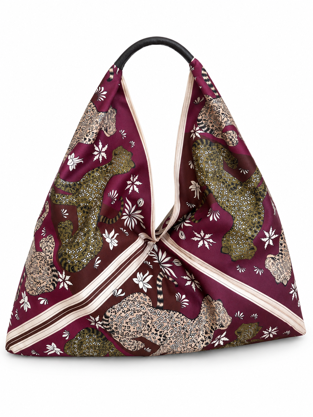 Ravello — Maxi borsa a spalla – colore Prugna | Atelier Madreperla