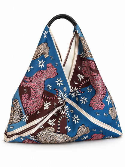 Ravello — Maxi borsa a spalla – colore Blu | Atelier Madreperla