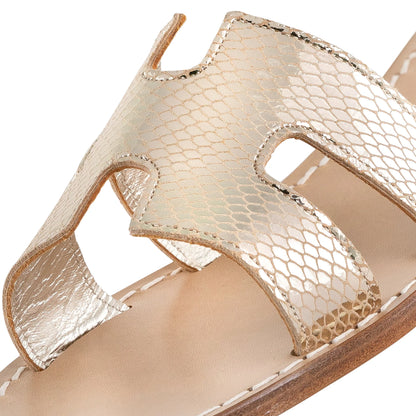 Sandalo in pelle Aurelia | Atelier Madreperla