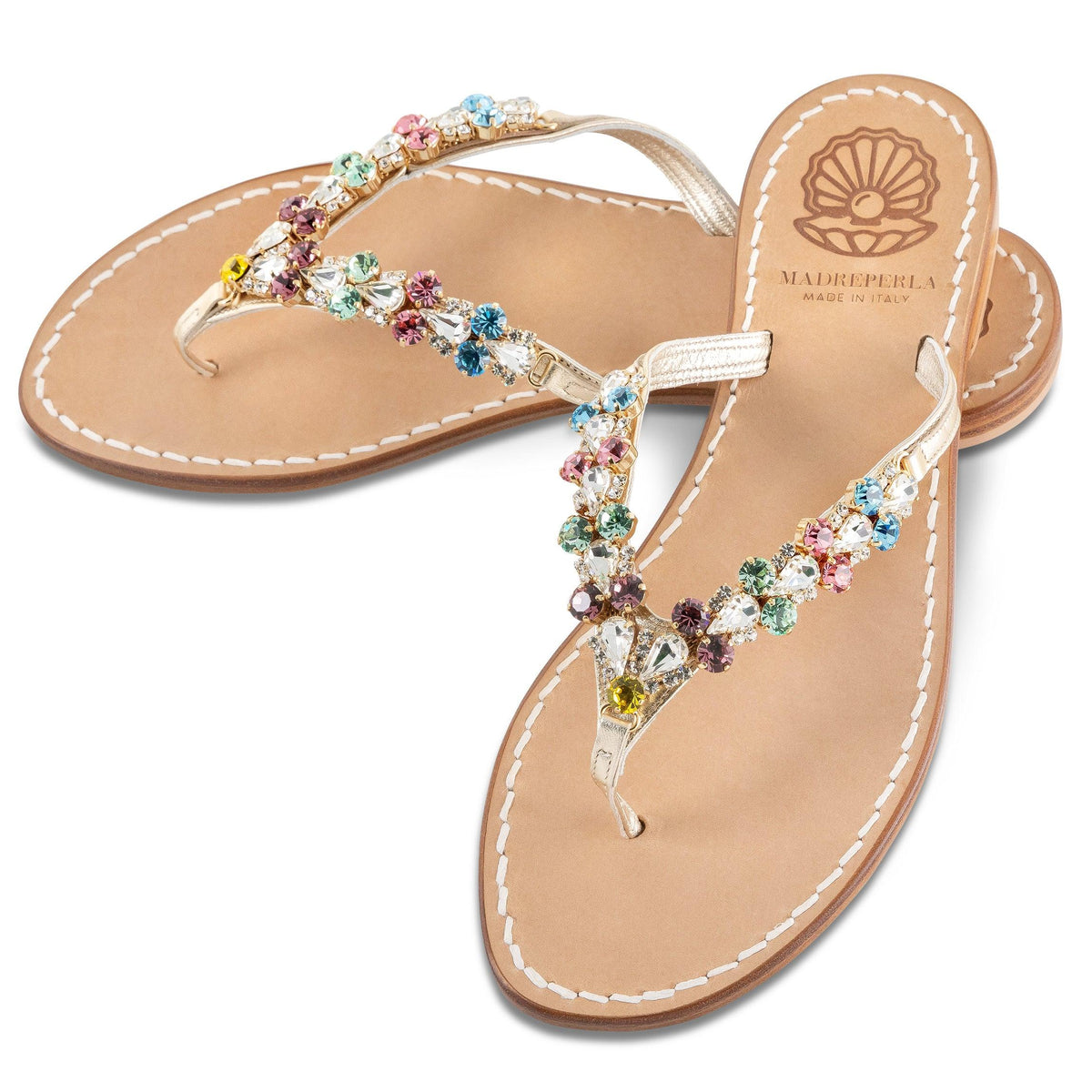 Sandalo Swarovski La Classy - Madreperla Capri Sandals