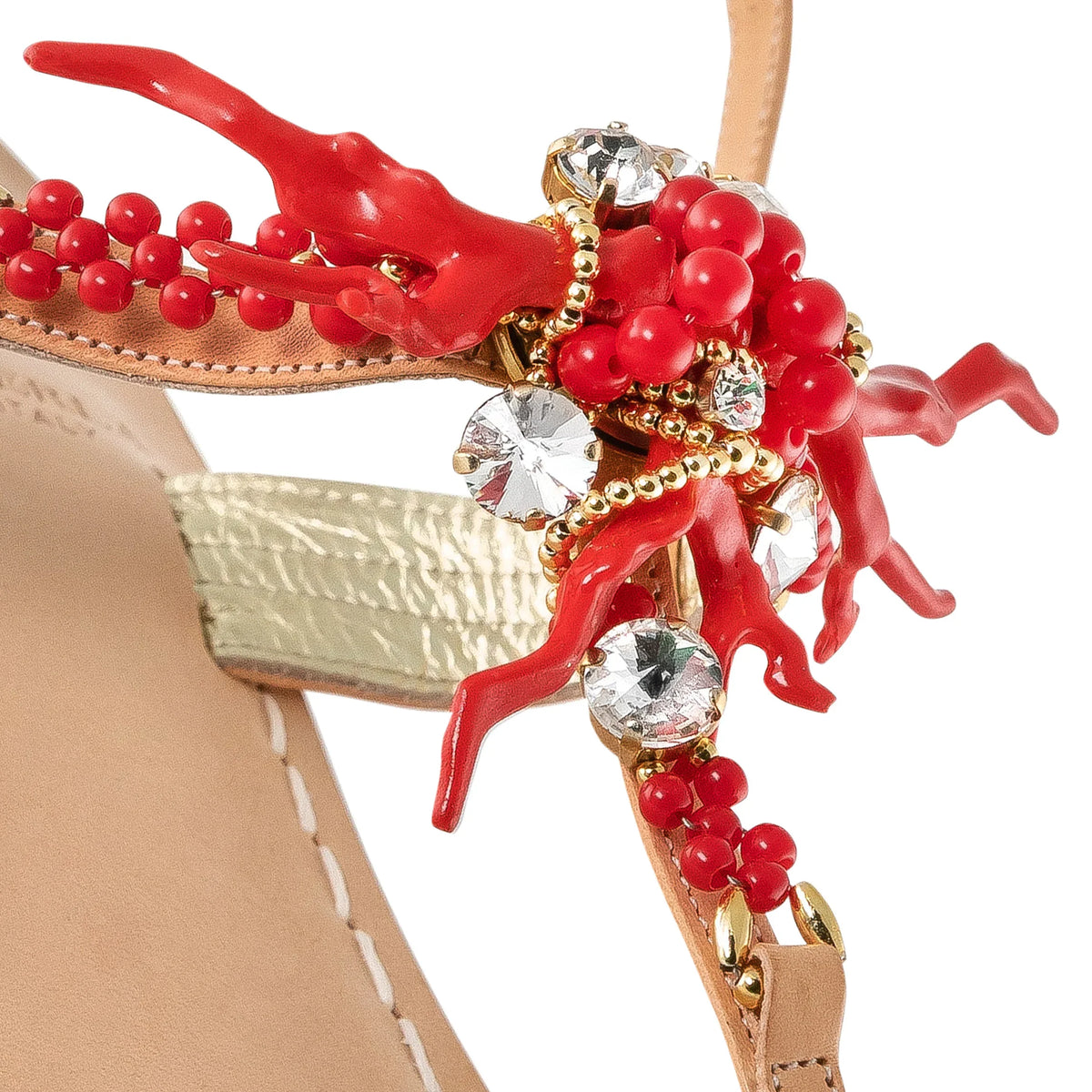 Sandalo Swarovski La Marina - Madreperla Capri Sandals