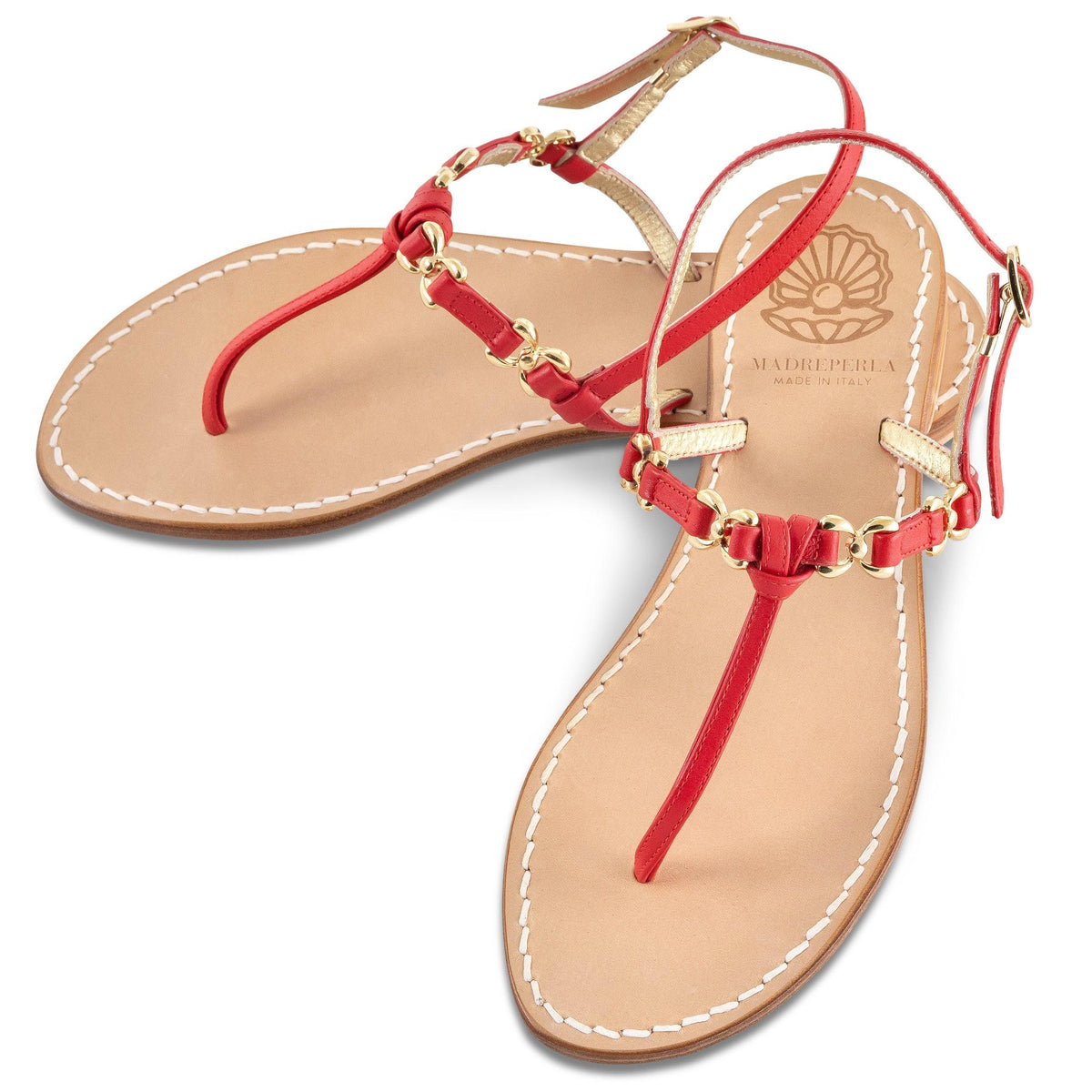 Sandalo in pelle La Passionale | Atelier Madreperla