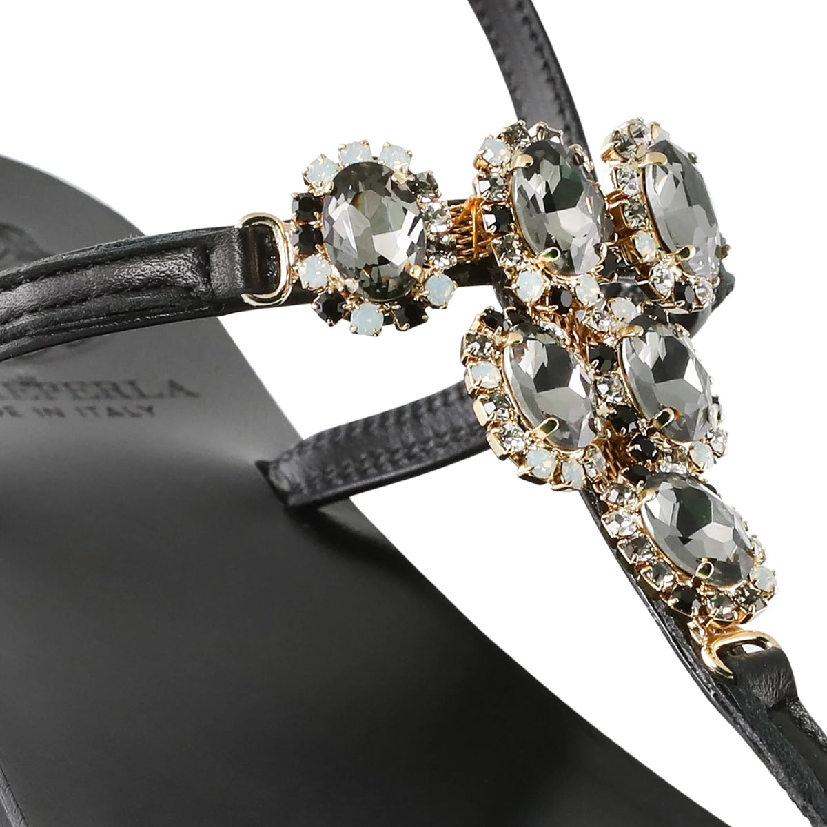 Sandalo Swarovski La Mora - Madreperla Capri Sandals