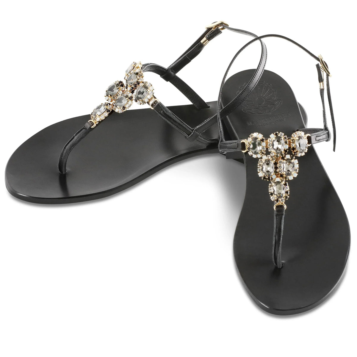 Sandalo Swarovski La Mora - Madreperla Capri Sandals